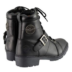 Milwaukee GENUINE LEATHER Women’s Motorcycle boots new in box